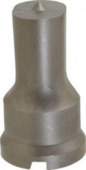 Cleveland Steel Tool - 13/16 Inch Wide Oblong Ironworker Punch - 1-7/32 Inch Body Diameter, 1-3/8 Inch Head Diameter, 2-3/8 Inch Overall Length - Americas Industrial Supply