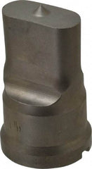 Cleveland Steel Tool - 11/16 Inch Wide Oblong Ironworker Punch - 1-17/32 Inch Body Diameter, 1-11/16 Inch Head Diameter, 2-11/16 Inch Overall Length - Americas Industrial Supply