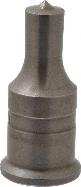 Cleveland Steel Tool - 9/16 Inch Diameter Round Ironworker Punch - 1 Inch Body Diameter, 1-3/16 Inch Head Diameter, 2-7/16 Inch Overall Length - Americas Industrial Supply