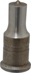 Cleveland Steel Tool - 11/16 Inch Diameter Round Ironworker Punch - 1 Inch Body Diameter, 1-3/16 Inch Head Diameter, 2-7/16 Inch Overall Length - Americas Industrial Supply