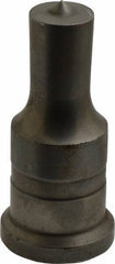 Cleveland Steel Tool - 13/16 Inch Diameter Round Ironworker Punch - 1-1/4 Inch Body Diameter, 1-1/2 Inch Head Diameter, 3-1/8 Inch Overall Length - Americas Industrial Supply