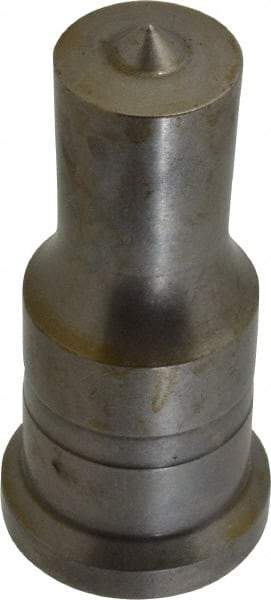 Cleveland Steel Tool - 15/16 Inch Diameter Round Ironworker Punch - 1-1/4 Inch Body Diameter, 1-1/2 Inch Head Diameter, 3-1/8 Inch Overall Length - Americas Industrial Supply