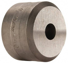 Cleveland Steel Tool - 13/32 Inch Diameter Round Ironworker Die - 1-1/2 Inch Head Diameter, 1 Inch Head Height - Americas Industrial Supply