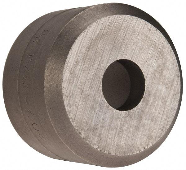 Cleveland Steel Tool - 15/32 Inch Diameter Round Ironworker Die - 1-1/2 Inch Head Diameter, 1 Inch Head Height - Americas Industrial Supply