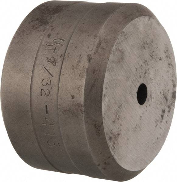 Cleveland Steel Tool - 7/32 Inch Diameter Round Ironworker Die - 1-13/16 Inch Head Diameter, 1-1/8 Inch Head Height - Americas Industrial Supply