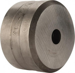 Cleveland Steel Tool - 3/8 Inch Diameter Round Ironworker Die - 1-13/16 Inch Head Diameter, 1-1/8 Inch Head Height - Americas Industrial Supply