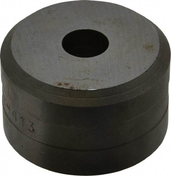 Cleveland Steel Tool - 1/2 Inch Diameter Round Ironworker Die - 1-13/16 Inch Head Diameter, 1-1/8 Inch Head Height - Americas Industrial Supply