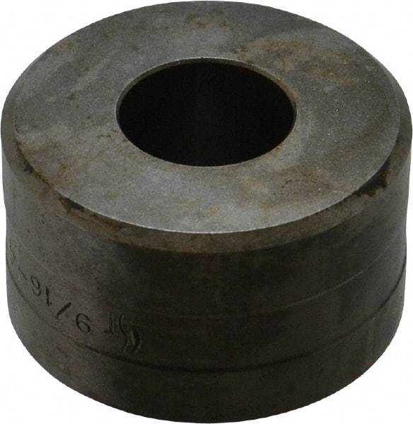 Cleveland Steel Tool - 9/16 Inch Diameter Round Ironworker Die - 1-13/16 Inch Head Diameter, 1-1/8 Inch Head Height - Americas Industrial Supply