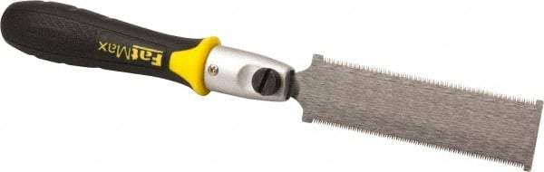 Stanley - 6" Steel Blade Flush Cut Saw - Plastic Handle, Round, 13-5/8" OAL - Americas Industrial Supply