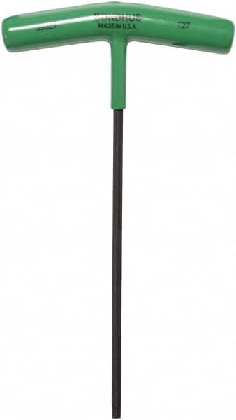 Bondhus - T27 Standard Torx Key - T-Handle Cushion Grip, Protanium High Torque Steel - Americas Industrial Supply