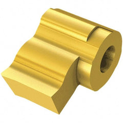 Iscar - UMGR4.0-0.0 Grade IC508 Carbide Turning Insert - TiCN/TiN Finish, Irregular - Americas Industrial Supply
