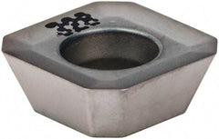 Iscar - SEHT43 Grade IC328 Carbide Milling Insert - TiCN Finish, 0.187" Thick, 1/2" Inscribed Circle - Americas Industrial Supply