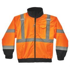 8379 L ORANGE LINED BOMBER JACKET - Americas Industrial Supply