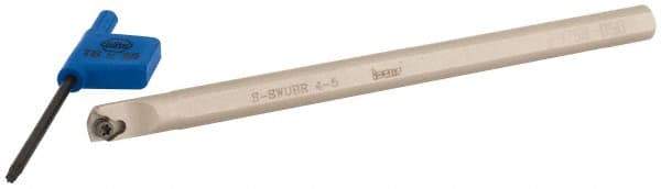 Iscar - 0.275" Min Bore Diam, 4" OAL, 1/4" Shank Diam, S-SWUB Indexable Boring Bar - WB.. 520L Insert, Screw or Clamp Holding Method - Americas Industrial Supply