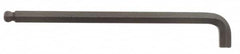 Bondhus - 10mm Hex, Short Arm, Ball End Hex Key - 7-49/64" OAL, Protanium High Torque Steel, Metric System of Measurement - Americas Industrial Supply