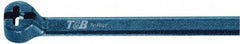 Thomas & Betts - 3.62" Long Blue Nylon Standard Cable Tie - 18 Lb Tensile Strength, 0.91mm Thick, 15.9mm Max Bundle Diam - Americas Industrial Supply
