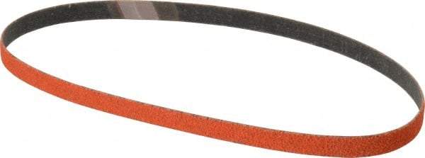 Norton - 1/2" Wide x 24" OAL, 40 Grit, Ceramic Abrasive Belt - Ceramic, Coarse, Coated, Y Weighted Cloth Backing, Series R980 - Americas Industrial Supply