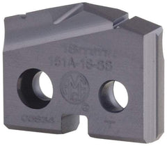 Allied Machine and Engineering - 13/16" Diam x 5/32" Thick, Seat Code 1, 150° Included Angle Spade Drill Insert - TiAlN Coated, Cobalt, Grade Super Cobalt, Series T-A - Americas Industrial Supply