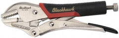 Blackhawk by Proto - 7-5/16" OAL Flat Jaw Locking Pliers - 1-25/32" Jaw Width, 5/8" Jaw Depth, Standard Handle - Americas Industrial Supply