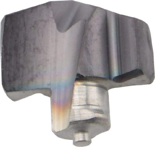 Iscar - Series ICM, 7.59mm Diam Grade IC908 140° Replaceable Drill Tip - Carbide, TiAlN Finish, 7 Seat Size - Americas Industrial Supply
