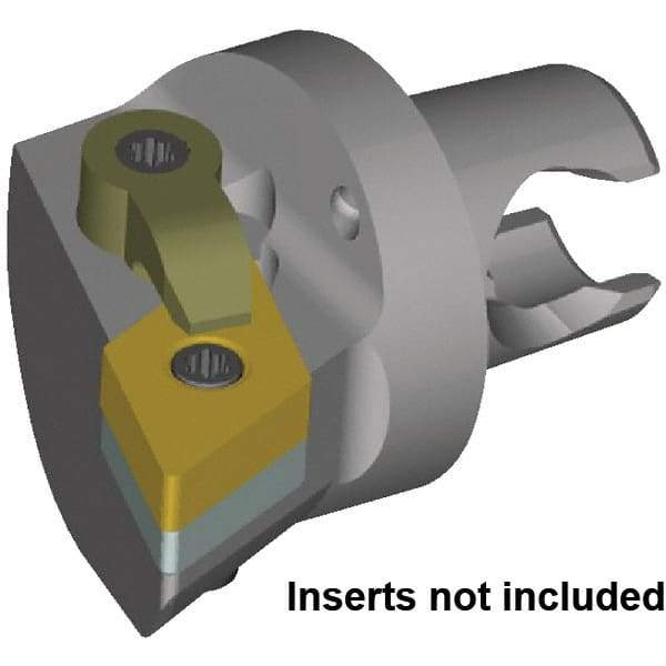 Kennametal - Right Hand Cut, 40mm Min Bore Diam, Size KM2532 Steel Modular Boring Cutting Unit Head - 30mm Max Bore Depth, Through Coolant, Compatible with DN..150408, DN..432 - Americas Industrial Supply