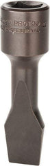 Proto - 1/2" Drive, 5/8" Wide x 0.11" Thick Blade, Standard Slotted Screwdriver Socket - 3-5/32" OAL - Americas Industrial Supply