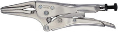Proto - 6-7/8" OAL Long Nose Serrated Jaw Locking Pliers - 5/16" Jaw Width, 1-31/32" Jaw Depth - Americas Industrial Supply