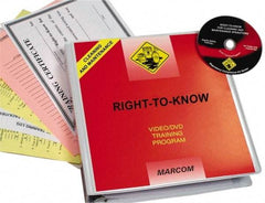 Marcom - Right to Know for Cleaning and Maintenance, Multimedia Training Kit - 21 Minute Run Time DVD, English and Spanish - Americas Industrial Supply