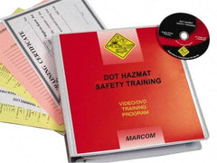 Marcom - DOT HazMat Safety, Multimedia Training Kit - 18 Minute Run Time DVD, English and Spanish - Americas Industrial Supply