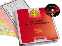 Marcom - DOT HazMat Security Awareness, Multimedia Training Kit - 13 Minute Run Time DVD, English and Spanish - Americas Industrial Supply