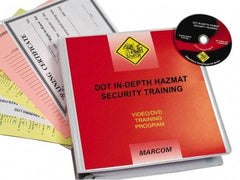 Marcom - DOT In-Depth HazMat Security, Multimedia Training Kit - 16 Minute Run Time DVD, English and Spanish - Americas Industrial Supply