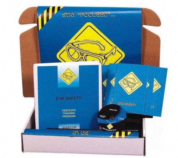 Marcom - Eye Safety, Multimedia Training Kit - DVD, English - Americas Industrial Supply