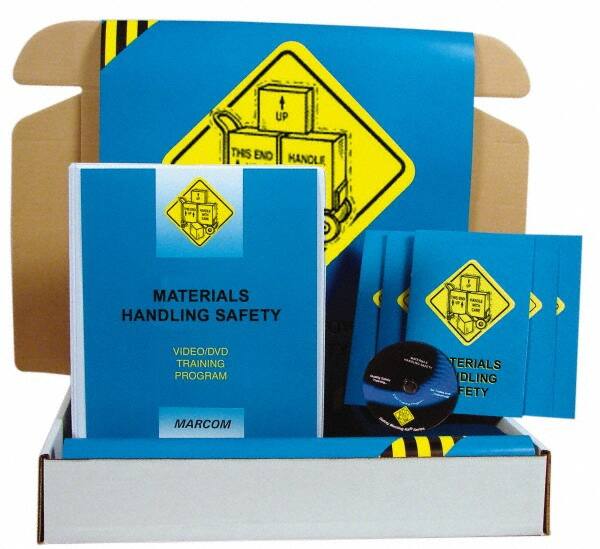 Marcom - Materials Handling Safety, Multimedia Training Kit - 14 Minute Run Time DVD, English and Spanish - Americas Industrial Supply