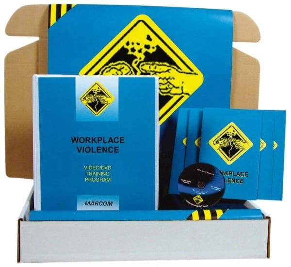 Marcom - Workplace Violence, Multimedia Training Kit - 14 Minute Run Time DVD, English and Spanish - Americas Industrial Supply