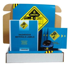 Marcom - Hazardous Materials Labels, Multimedia Training Kit - 22 Minute Run Time DVD, English and Spanish - Americas Industrial Supply