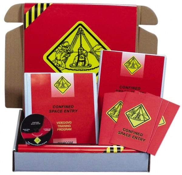 Marcom - Confined Space Entry, Multimedia Training Kit - 19 Minute Run Time DVD, English and Spanish - Americas Industrial Supply