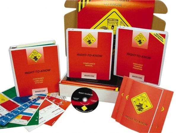 Marcom - Right to Know for Building and Construction Companies, Multimedia Training Kit - DVD, English - Americas Industrial Supply