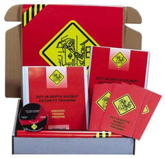 Marcom - DOT In-Depth HazMat Security, Multimedia Training Kit - 16 Minute Run Time DVD, English and Spanish - Americas Industrial Supply