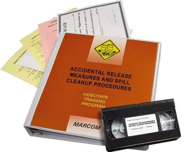 Marcom - Introduction to HAZWOPER Retraining, Multimedia Training Kit - 23 min Run Time DVD, English & Spanish - Americas Industrial Supply