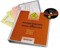 Marcom - Exposure Monitoring & Medical Surveillance, Multimedia Training Kit - 20 min Run Time DVD, English & Spanish - Americas Industrial Supply