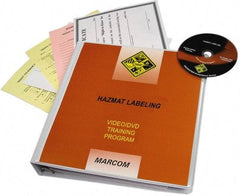 Marcom - HazMat Labeling, Multimedia Training Kit - 21 min Run Time DVD, English & Spanish - Americas Industrial Supply