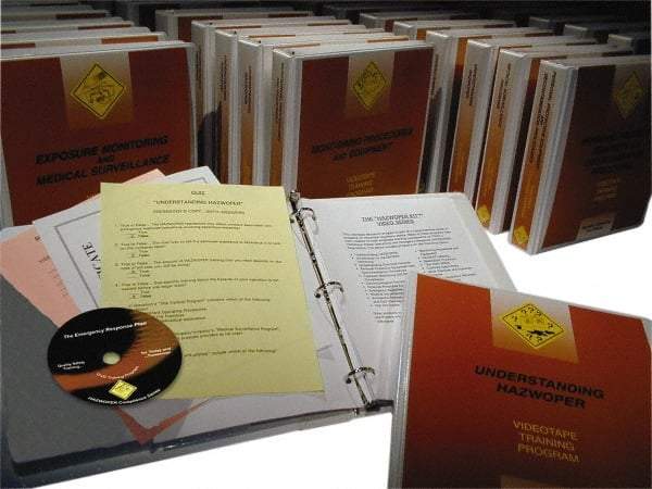 Marcom - All HAZWOPER Series Courses, Multimedia Training Kit - DVD, 23 Courses, English & Spanish - Americas Industrial Supply