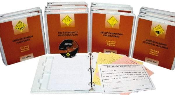 Marcom - Emergency Response: HazMat Technician Series, Multimedia Training Kit - DVD, 11 Course, English & Spanish - Americas Industrial Supply