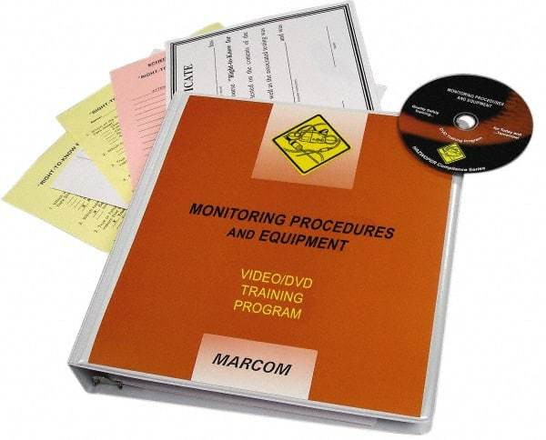 Marcom - Monitoring Procedures and Equipment, Multimedia Training Kit - 18 min Run Time DVD, English & Spanish - Americas Industrial Supply