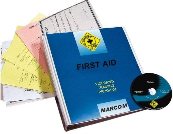 Marcom - First Aid, Multimedia Training Kit - 13 Minute Run Time DVD, English and Spanish - Americas Industrial Supply