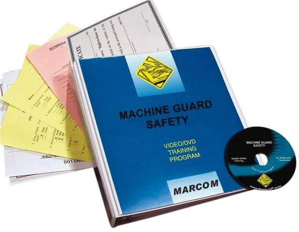 Marcom - Machine Guard Safety, Multimedia Training Kit - 19 Minute Run Time DVD, English and Spanish - Americas Industrial Supply