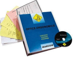 Marcom - Office Ergonomics, Multimedia Training Kit - 21 Minute Run Time DVD, English and Spanish - Americas Industrial Supply