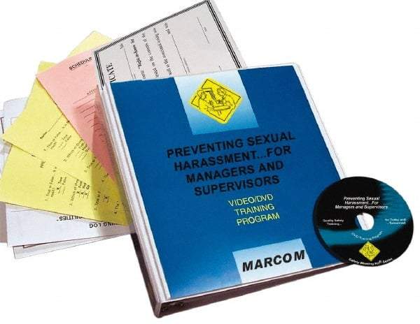 Marcom - Preventing Sexual Harassment for Managers and Supervisors, Multimedia Training Kit - 16 Minute Run Time DVD, English and Spanish - Americas Industrial Supply