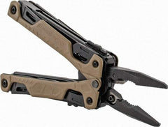 Leatherman - 16 Piece, Multi-Tool Set - Coyote Tan, 6-1/2" OAL, 4-1/2" Closed Length - Americas Industrial Supply