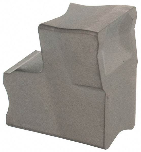 Iscar - TAG C IC20 Grade, 0.199" Cutting Width, Carbide Cutoff Insert - 0° Neutral Lead Angle, 0.0098" Cnr Rad, Single End - Americas Industrial Supply
